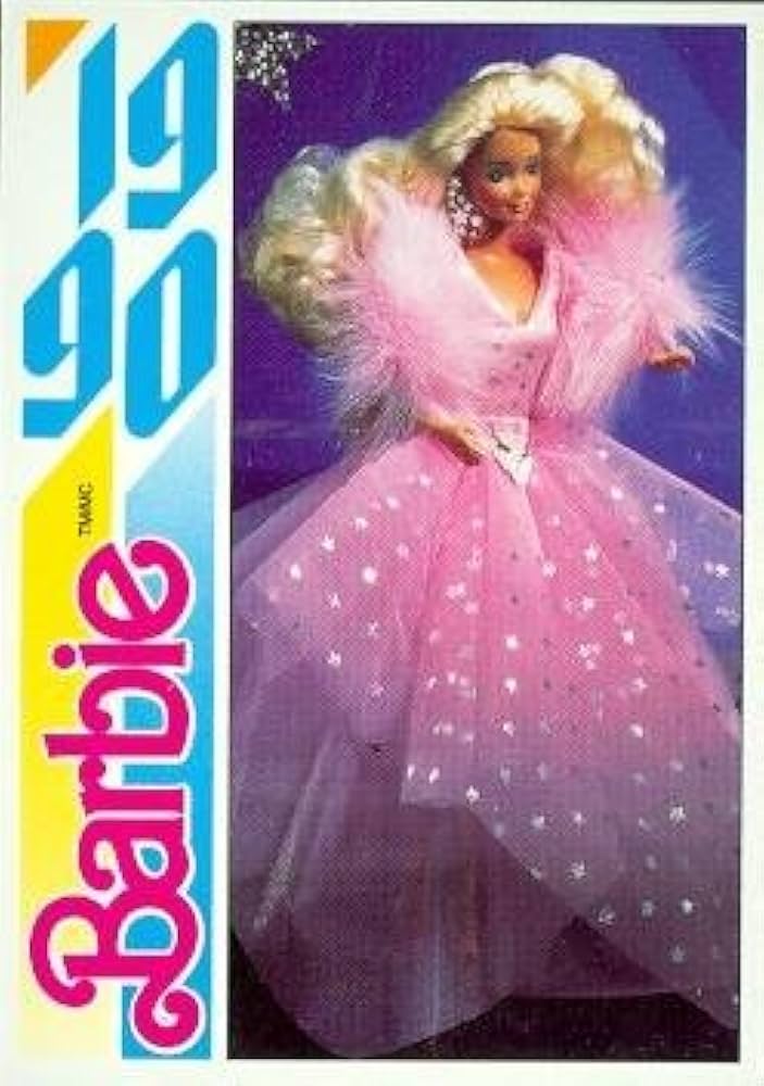 SuperStar Barbie (3) trading card (1990) 1991 Panini Another